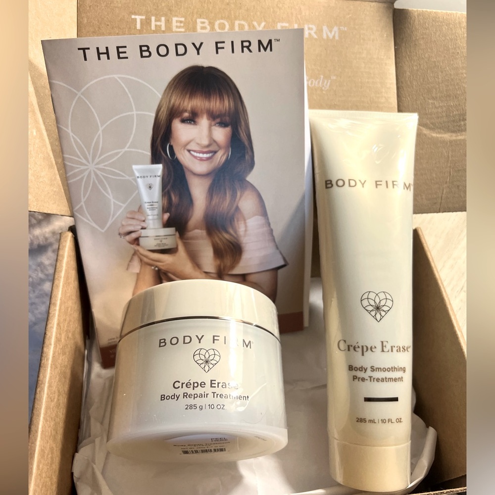 Crepe Erase by the Body Firm 2-Step Body Kit 
All new in original packaging.